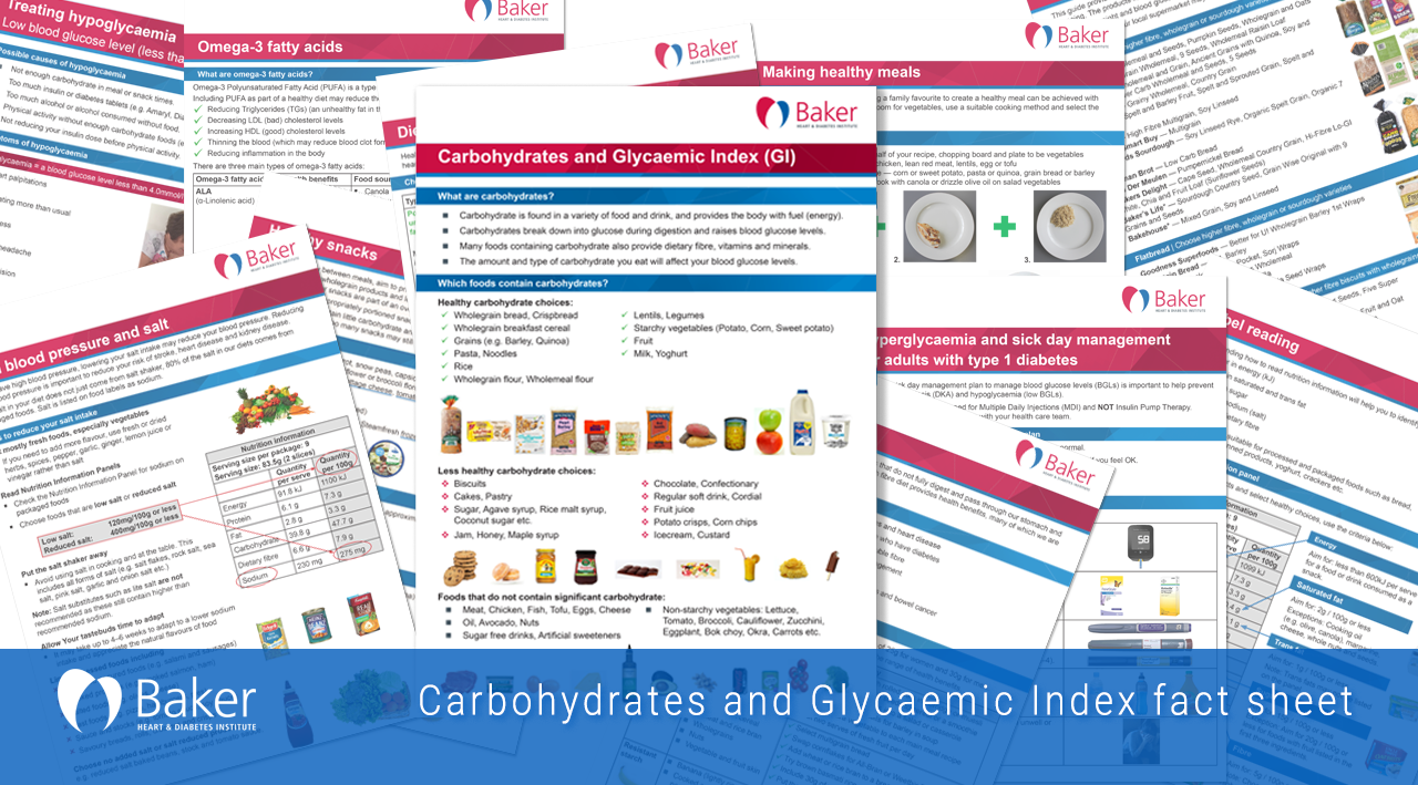 Carbohydrates and Glycaemic Index