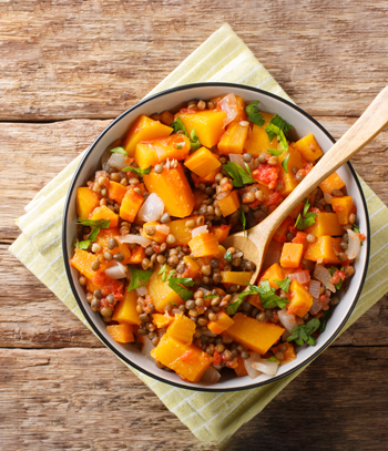 Pumpkin Lentil Curry