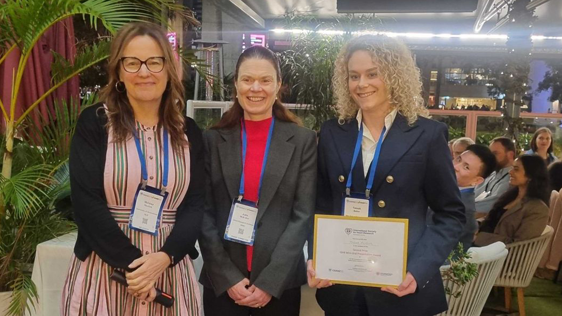 Teleah Belkin, winner of the Mechanisms and Preclinical Discovery Mini-Oral Session