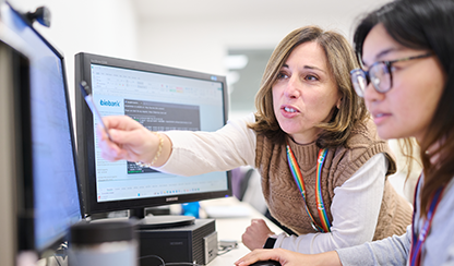 Professor Dianna Magliano and team member