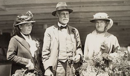 Eleanor Shaw, Thomas Baker and Alice Baker, 1923